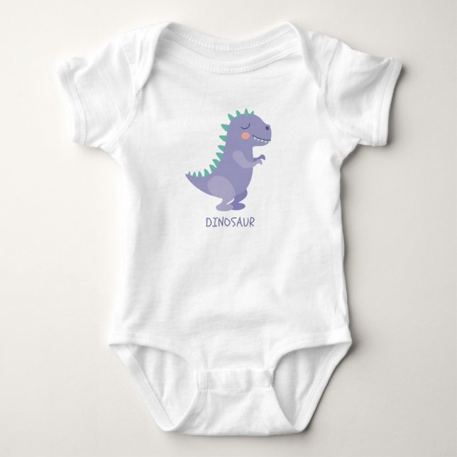 Body Para Bebê Dinossauro  (Frente)