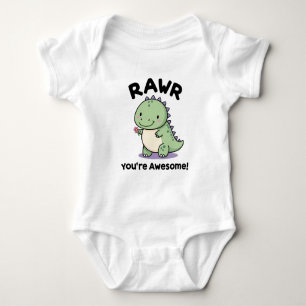 Body Para Bebê Dinossauro Bebê