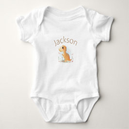 Body Para Bebê Dinossauro Bebê Menino Fofo Doce Personalizado