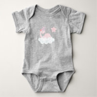 Dinossauro Bebê Rosa Dormindo Roupa-Vidro