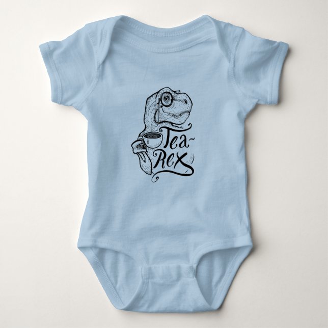 Body Para Bebê Dinossauro Chá Rex (Frente)