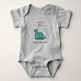 Body Para Bebê Dinossauro engraçado personalizado