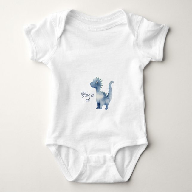 Body Para Bebê Dinossauro Fofo (Frente)