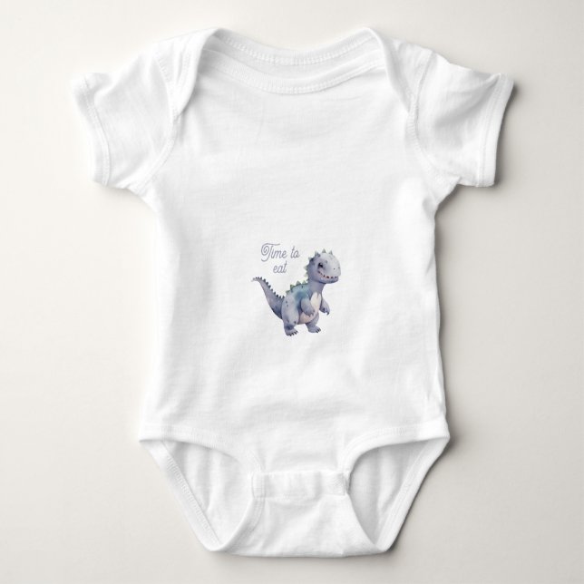 Body Para Bebê Dinossauro Fofo (Frente)