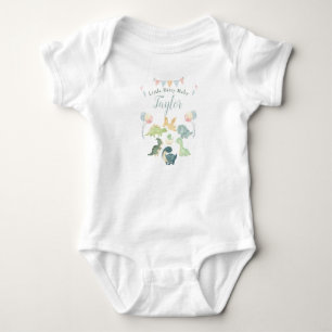 Body Para Bebê Dinossauro Fofo Aquarela Personalizado