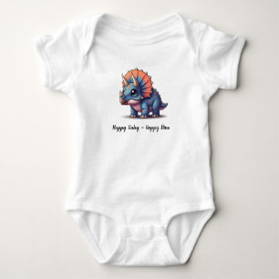 Body Para Bebê Dinossauro Gato