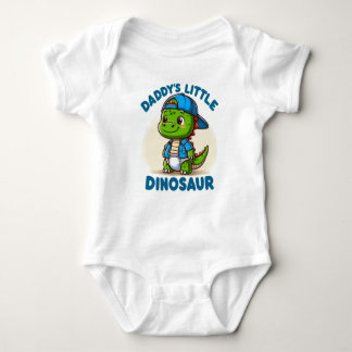 Body Para Bebê Dinossauro Pequeno pai