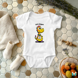 Body Para Bebê Dinossauro Personalizado para Crianças com Nome e 