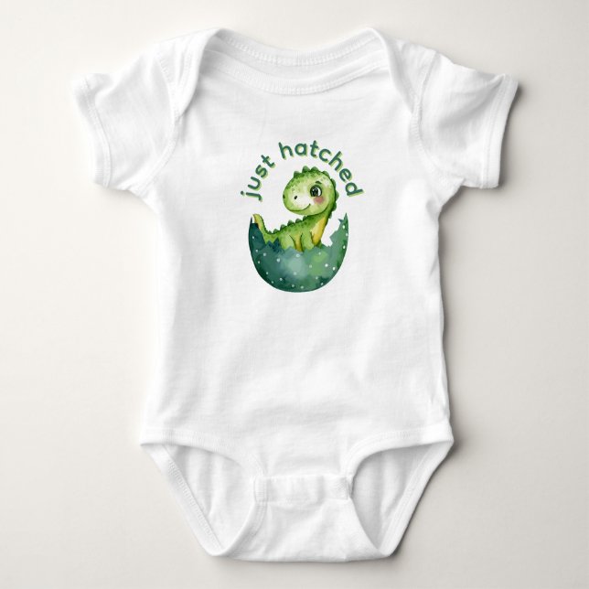 Body Para Bebê Dinossauro Recém-Nascido (Frente)