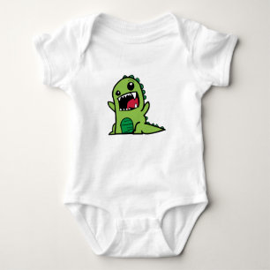 Body Para Bebê Dinossauro Super Bonito