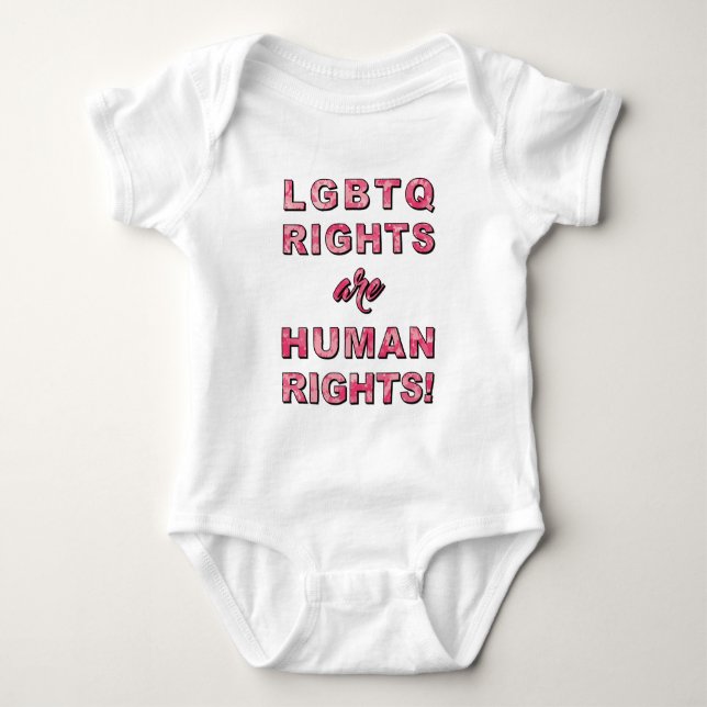 BODY PARA BEBÊ DIREITOS LGBTQ... (Frente)
