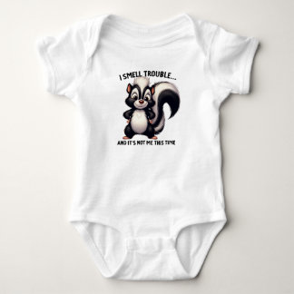 BODY PARA BEBÊ DITADO DE GATO PRETO E BRANCO ENGRAÇADO FOFO