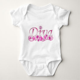 Body Para Bebê Diva Bling