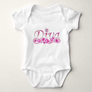 Body Para Bebê Diva Bling
