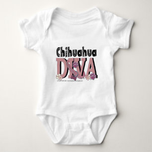 Body Para Bebê DIVA da chihuahua