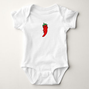 Body Para Bebê Diva Personalizada do Pimentão Kawaii