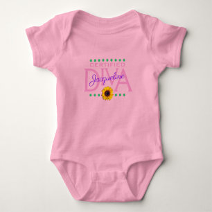 Body Para Bebê Diva Rosa Divertida e Excêntrica Certificada