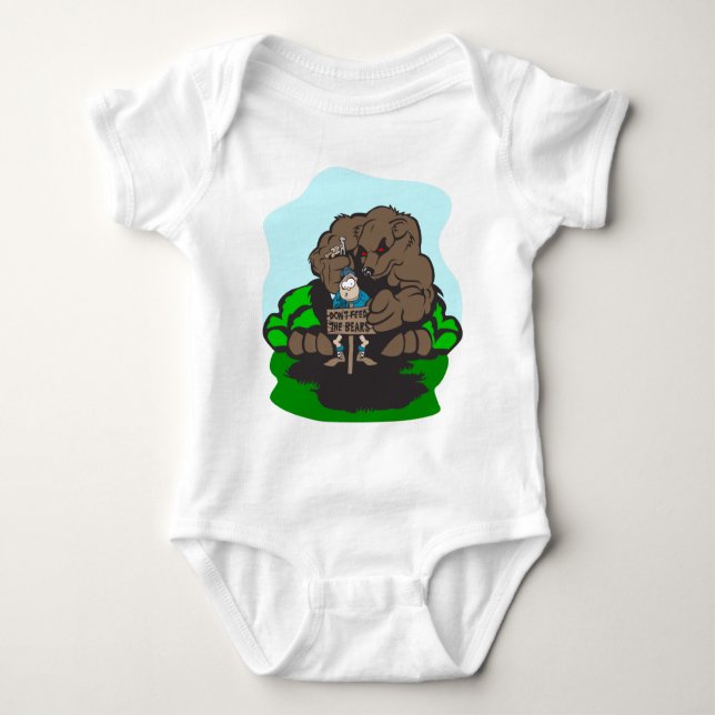 Body Para Bebê Diversão de acampamento (Frente)