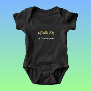 Body Para Bebê Diversão do feminismo inspirador para todos, cita