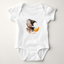 Body Para Bebê Diversão Retro "Trick or Treat" Splash Halloween