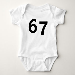 Body Para Bebê Divertido Seis Sete 6 7 Meme Geração Alpha Gíria 6