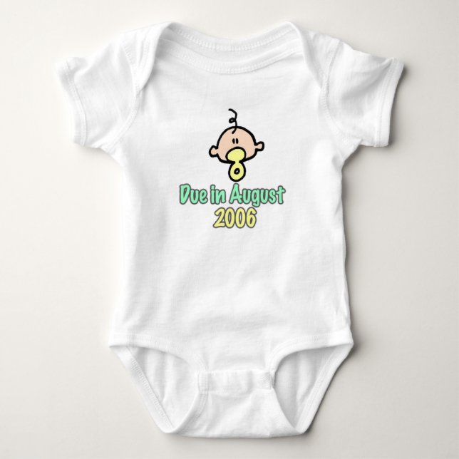 Body Para Bebê Dívida em agosto de 2006 (Frente)