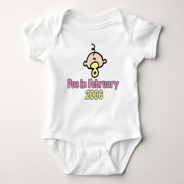 Body Para Bebê Dívida em fevereiro de 2006 (Frente)