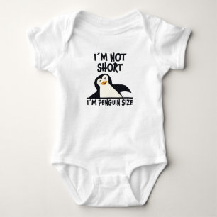 Body Para Bebê Divirta-se Penguin Citando Design Pequeno Presente