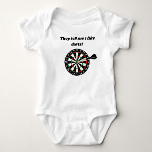 Body Para Bebê Dizem-Me Que Gosto De Roupa De Bebê Dardo