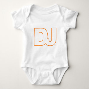 Body Para Bebê DJ - Disco-jóquei, música, vinil, registro, DJin