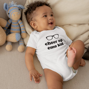 Body Para Bebê Do elogio vidros do bebê do hipster do miúdo d