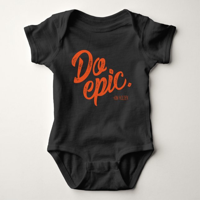 Body Para Bebê Do Epic Baby Bodysuit (Frente)