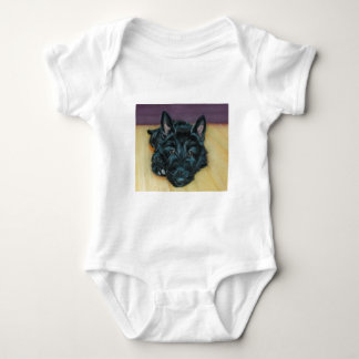 Body Para Bebê Do "filhote de cachorro do Scottie do Em bebê" -