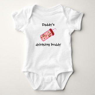 Body Para Bebê Do "terno do jogo do amigo do bebendo pai"