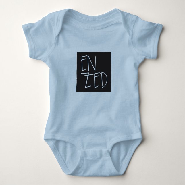 Body Para Bebê Do "Zed" Nova Zelândia En (Frente)
