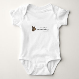 Body Para Bebê doberman pinscher