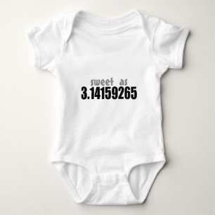 Body Para Bebê Doce como o Pi