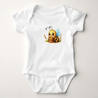 Body Para Bebê Doce como uma Abelha