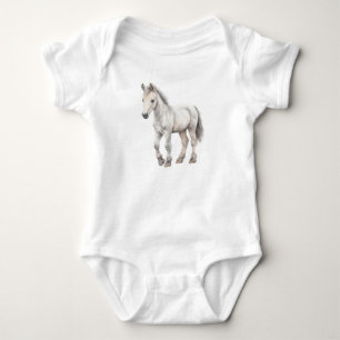 Body Para Bebê Doce de Cinza, Rato de Bebê, Colt