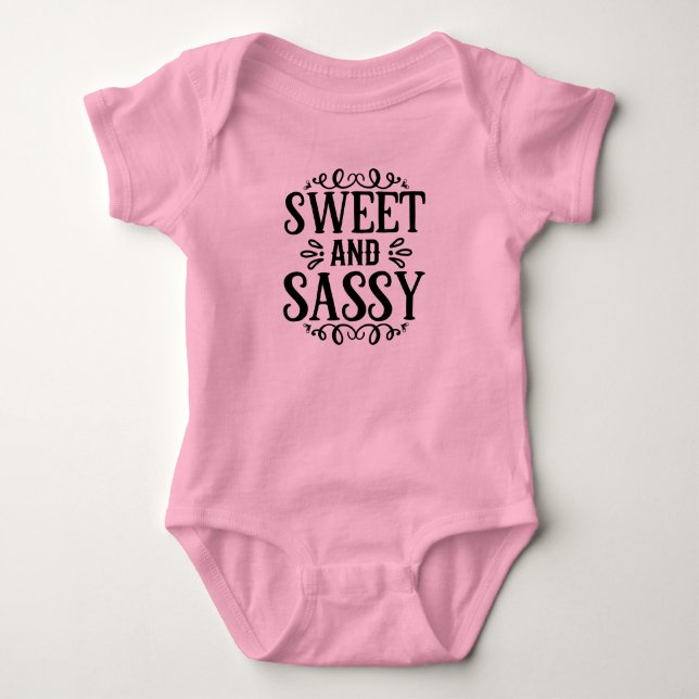 Body Para Bebê Doce e Atrevida (Frente)