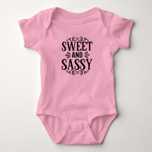 Body Para Bebê Doce E Sassy