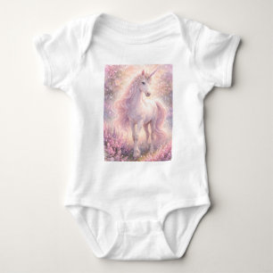 Body Para Bebê Doce Unicórnio Pastel Caprichoso