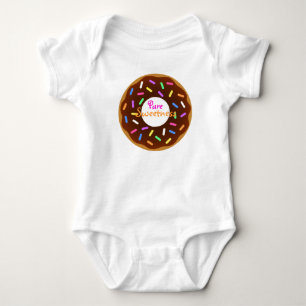 Body Para Bebê Doçura pura da rosquinha