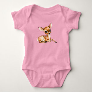Body Para Bebê Doe Bonito A Arder, Deer Lover Gift,