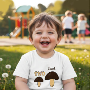 Body Para Bebê Dois cogumelos