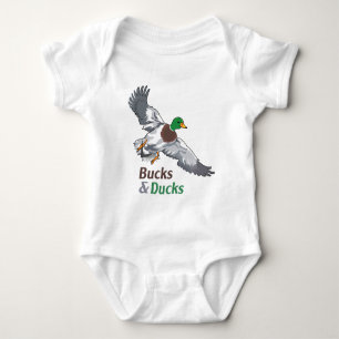 Body Para Bebê Dólares e Patos