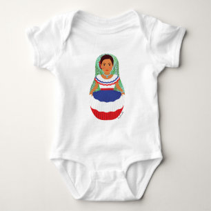Body Para Bebê Dominicana Matryoshka Baby Bodycase