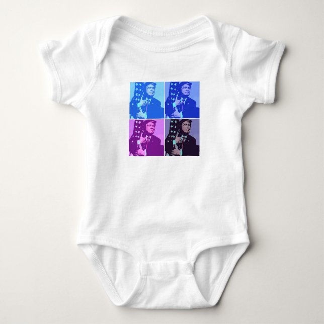 Body Para Bebê Donald J. Trump (Frente)