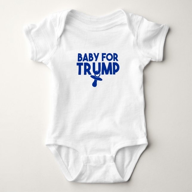 Body Para Bebê Donald Trump - Menino Garoto Para Trump (Frente)