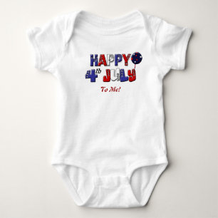 Body Para Bebê Dos bebês 4o primeiramente do dia de julho
